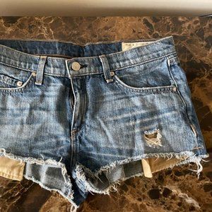 Rag & Bone ripped Size 27 Short shorts